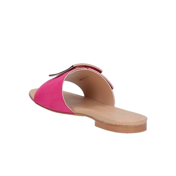 OVYE’ by Christina Lucchi, pink buckle sandals - Picture 4 of 6